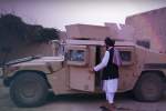 یک هاموی طالبان از بین برده شد