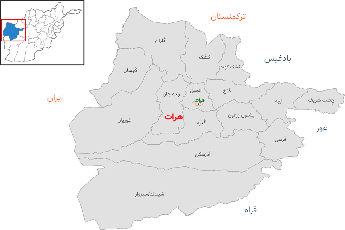 کشته شدن پنج جنگجوی وابسته به طالبان در هرات