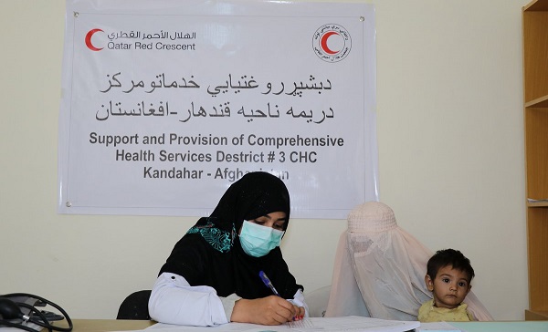 Qatar Red Crescent Society Works on Healthcare Project in Kandahar