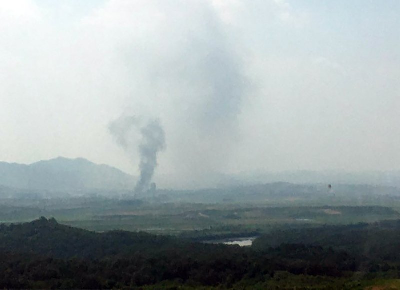 NKorea blows up inter-Korea liaison office, raising tensions