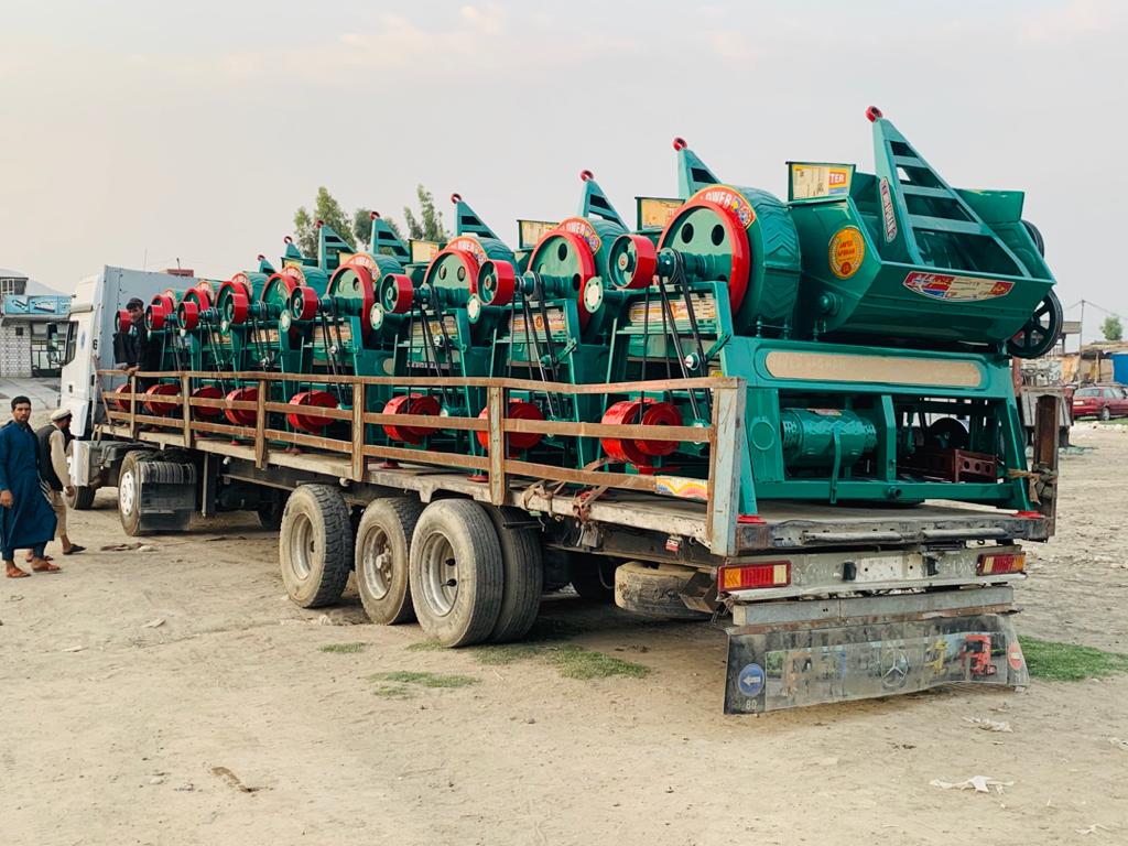 خرمن کوب ساخت افغانستان به تاجیکستان صادر شد