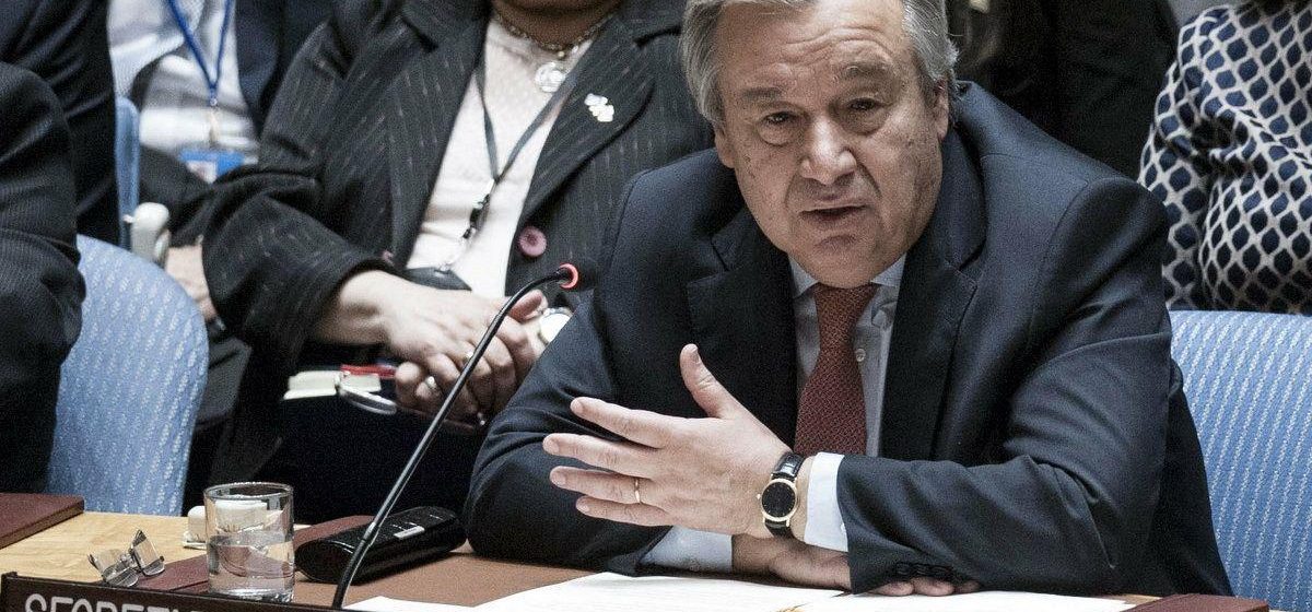 UN Secretary-General Raises Security and Humanitarian Concerns