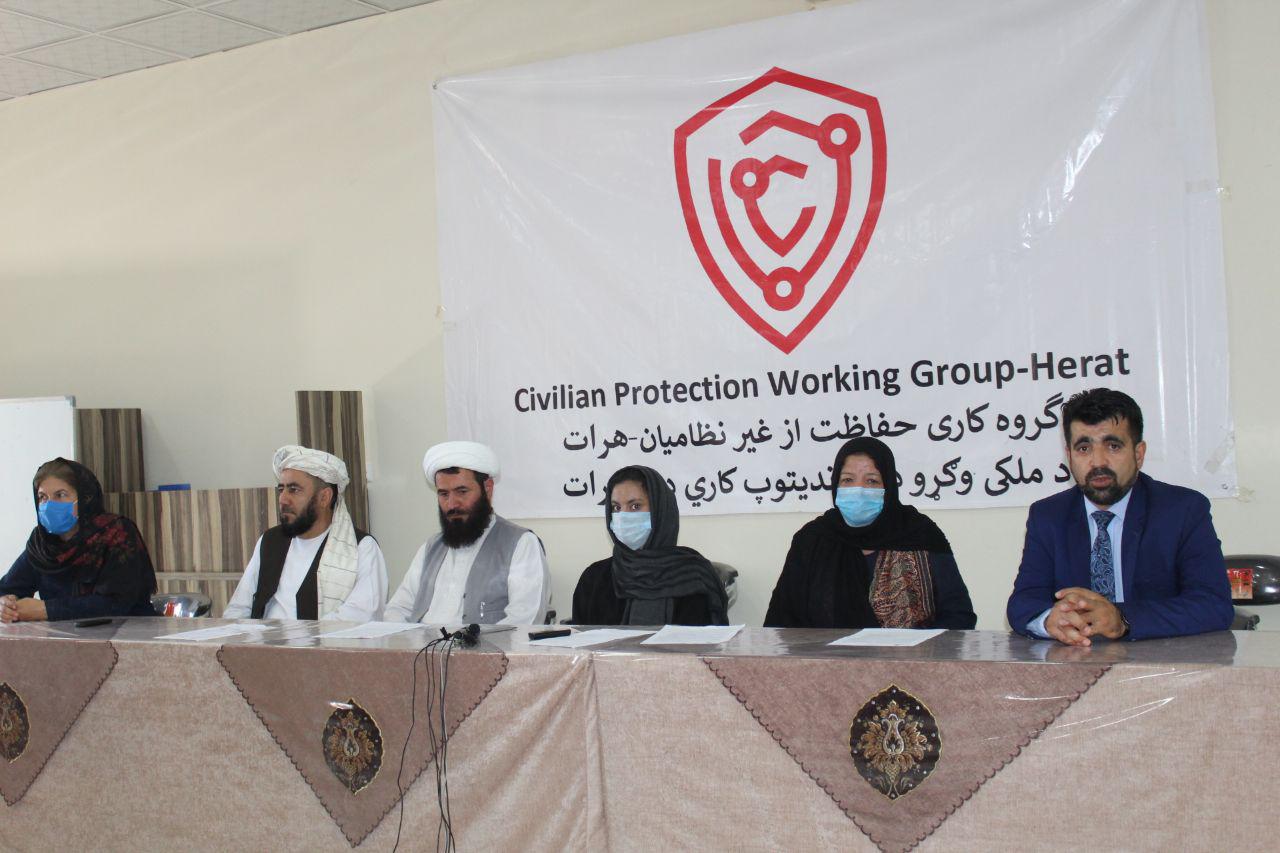 ابراز نگرانی گروه کاری حفاظت از غیرنظامیان از شدت نبردها در ولسوالی‌های هرات
