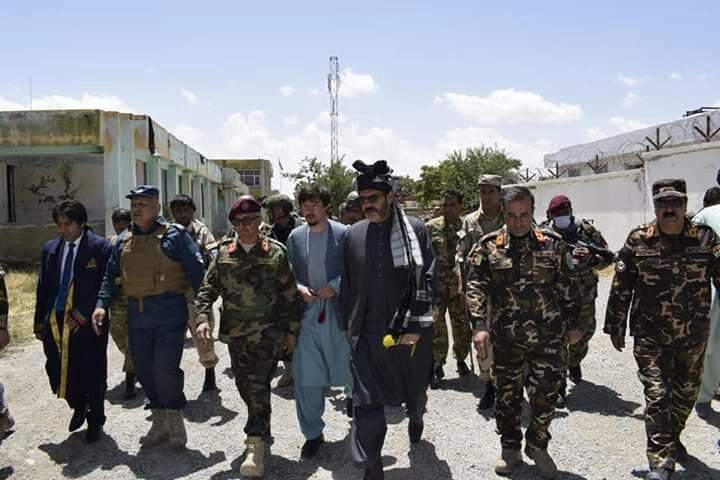 مسولان امنیتی از ولسوالی‌های جاغوری و مقر ولایت غزنی بازدید کردند