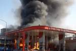 یک تانک تیل در کابل آتش گرفت