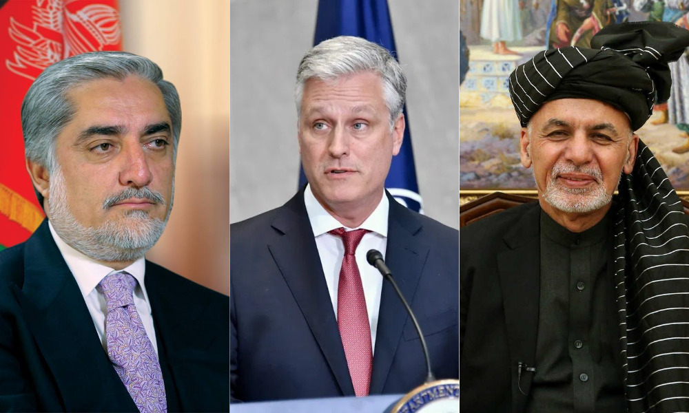 US national security advisor holds phone talks with Ghani and Abdullah