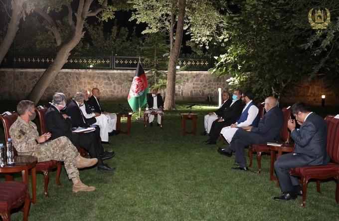 Khalilzad Meets Ghani, Abdullah, Karzai And VPs To Encourage Start Of Direct Talks