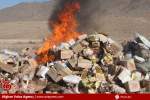 پانزده تُن مواد خوراکی فاسد در هرات، آتش زده شد