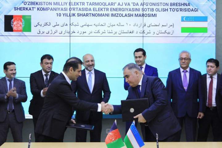 موافقتنامه خرید ده ساله برق از ازبکستان امضا شد