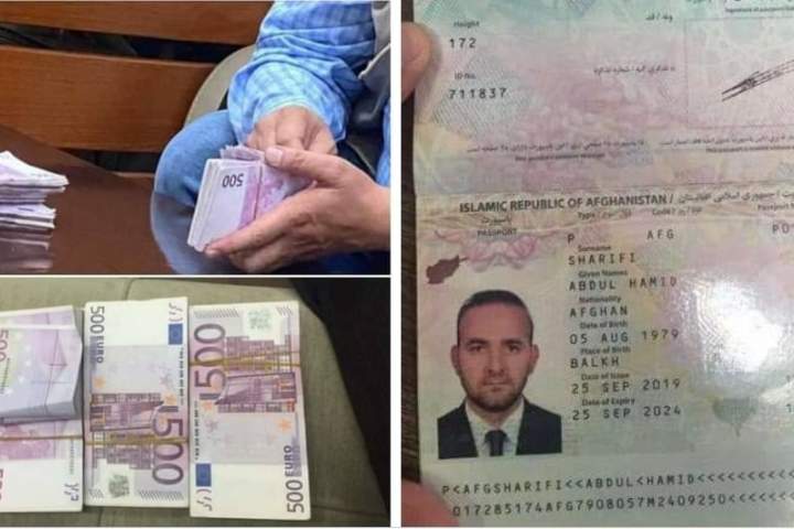 نماینده بلخ به اتهام قاچاق 200 هزار یورو بازداشت شد