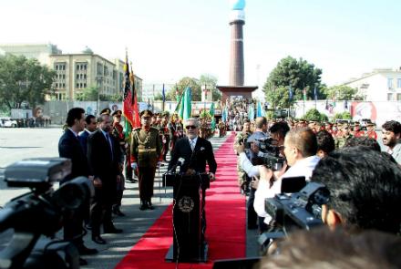 Abdullah at Event Honoring Massoud