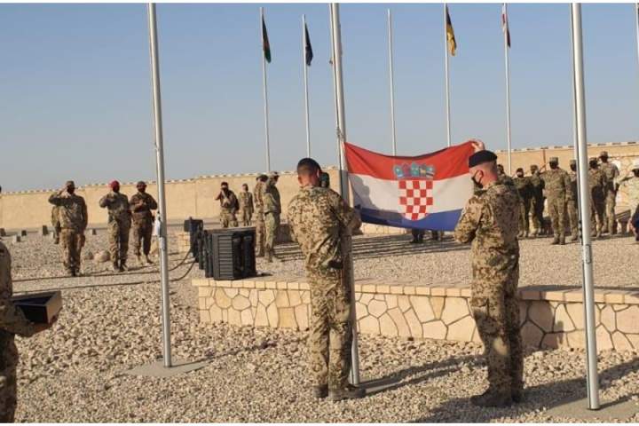 Croatian flag lowered in Mazar as last of their troops leave Afghanistan