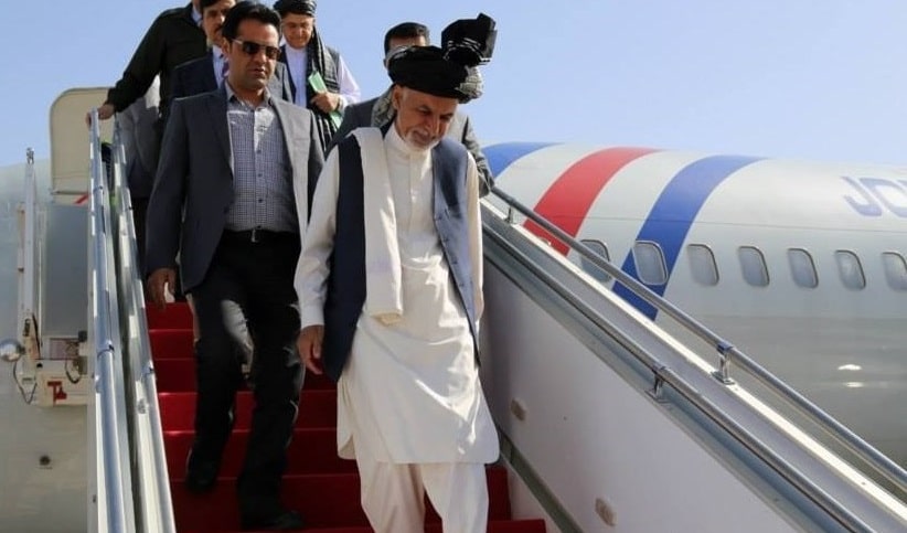 Ghani Arrives in Bamyan Province