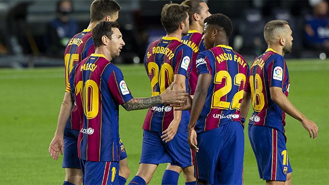 بارسلونا 4 - 0 ویارئال؛ خط و نشان کومان برای لالیگا