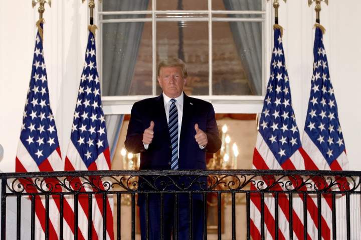 ترامپ سه روز بعد از ابتلا به کرونا به کاخ سفید بازگشت