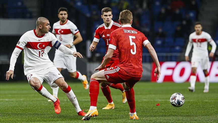 Turkey draw with Russia 1-1 in UEFA Nations League