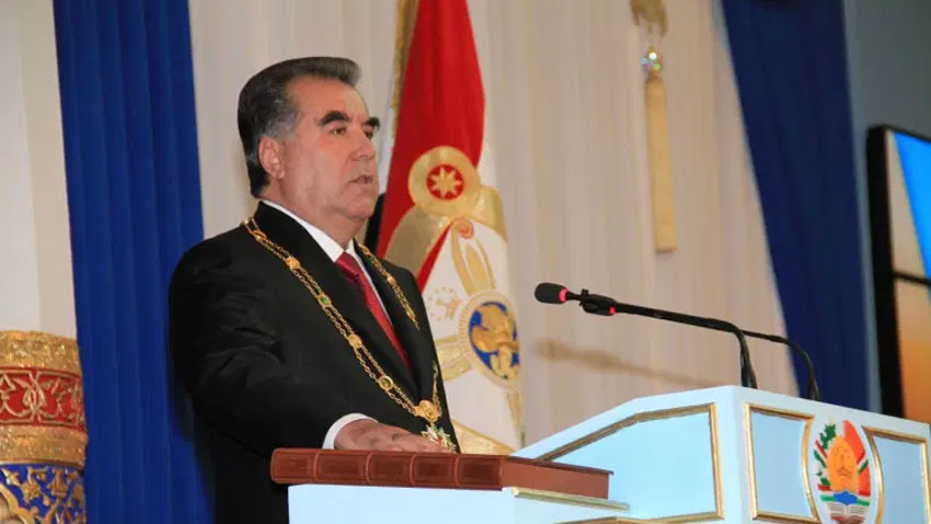 Tajikistan’s leader Emomali Rahmon wins presidential poll
