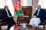 دیدار محمد حنیف اتمر با احمد خان، سفیر پاکستان در کابل