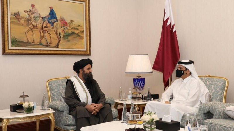 ملابرادر د قطر د بهرنیو چارو له وزیر سره کتلي