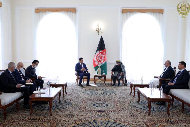 رئیس جمهور غنی با معاون صدراعظم ازبکستان دیدار کرد