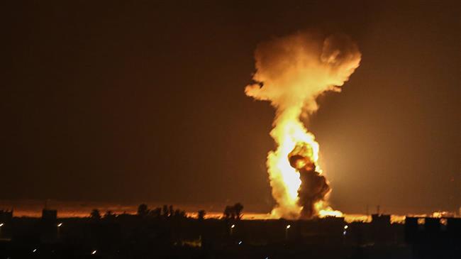 Israeli warplanes, helicopters launch fresh air raids in Gaza