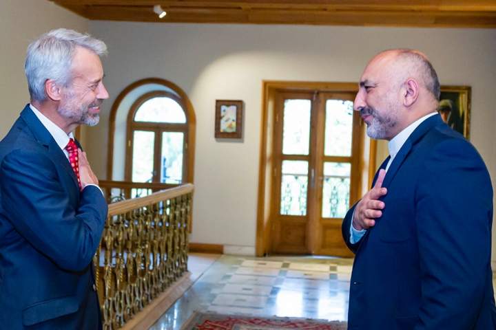 Acting Foreign Minister Meets the Norwegian Ambassador to Kabul