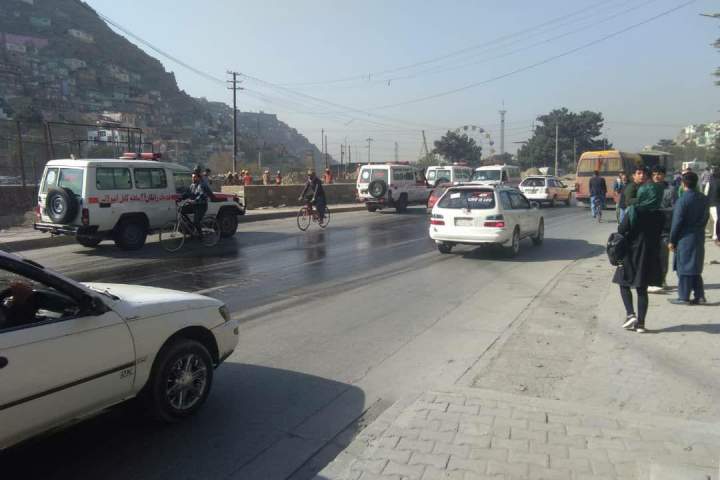 یک رنجر پولیس در کابل هدف ماین مغناطیسی قرار گرفت
