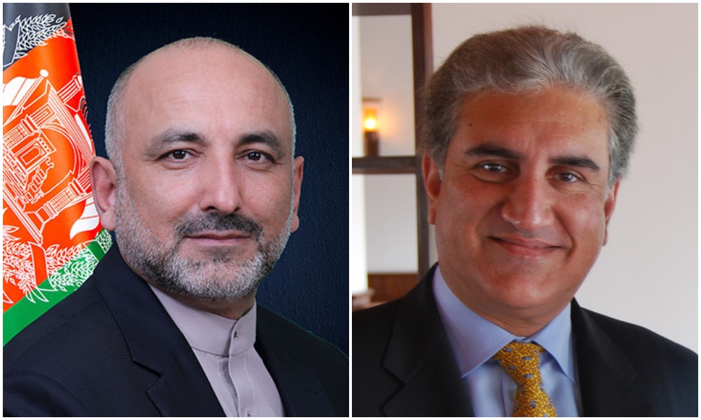 Atmar, Qureshi discuss Pakistan’s role in getting talks back on track