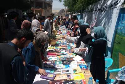 راه‌اندازی نمایشگاه خیابانی کتاب در بدخشان