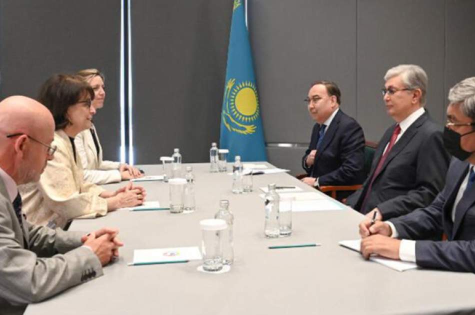 گفت‌وگوی نماینده سازمان ملل با رئیس‌جمهور قزاقستان در رابطه با افغانستان