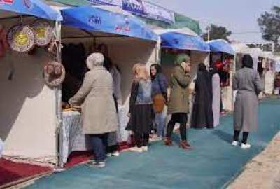 Women Handicrafts Exhibited in Balkh