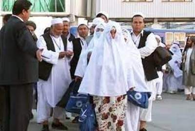 Afghan pilgrims leave Kabul for Hajj