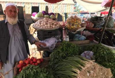 کاهش ۵۰ درصدی فروش سبزیجات در مزار شریف