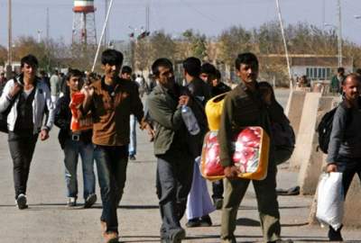 بازگشت بیش از ۷ هزار مهاجر در طول یک هفته از ایران