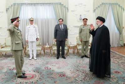 Meeting of the President of Iran with the Chief of Staff of the Pakistan Army