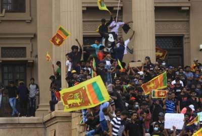 بحران سریلانکا؛ معترضان کاخ ریاست جمهوری را اشغال کردند