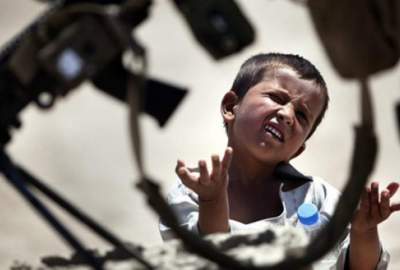 Concern of the United Nations about the conditions of children in war-torn areas