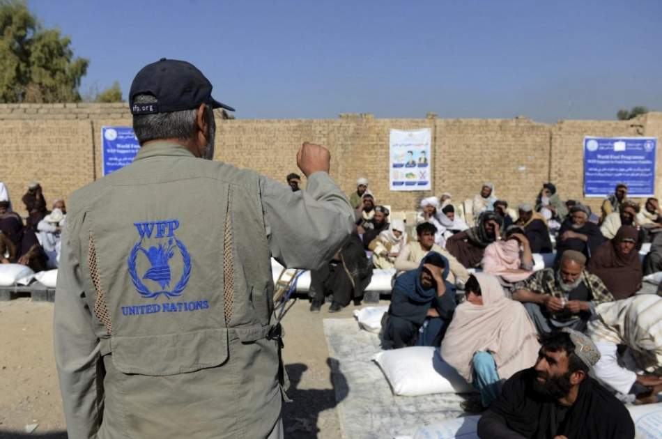 World Food Organization assistance to more than 18 million people in Afghanistan