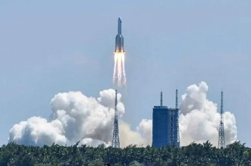 بقایای موشک فضایی چین در اقیانوس هند فرود آمد
