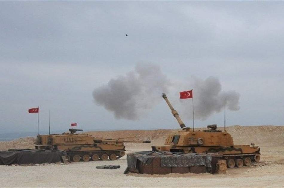 حمله توپخانه‌ای ترکیه به شمال سوریه
