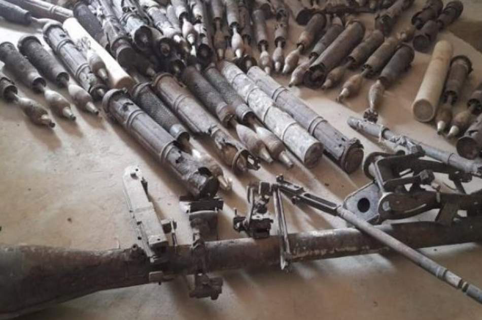 A weapons depot was discovered and confiscated in Nimroz