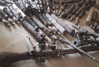 A weapons depot was discovered and confiscated in Nimroz