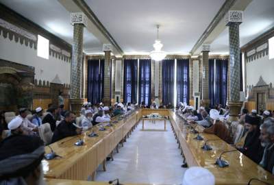 نشست مشترک علمای دین و مسئولان محلی جهت برگزاری مراسم عاشورای حسینی در هرات