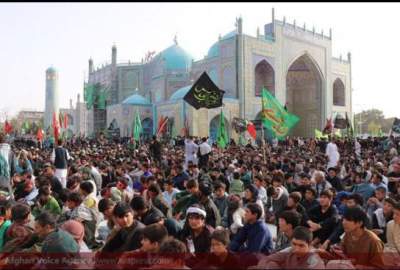برگزاری مراسم عاشورا در زیارتگاه سخی مزار شریف ممنوع شد
