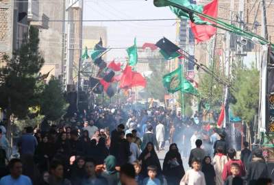 گزارش تصویری/ حضور پرشور مردم هرات در مراسم تاسوعای حسینی  