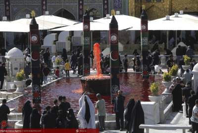 گزارش تصویری/ حال و هوای مشهدالرضا در روز تاسوعای حسینی  