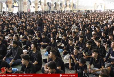 گزارش تصویری/ تجمع عظیم عزاداران مهاجر در عصر روز تاسوعای حسینی در مصلی بزرگ پاکدشت تهران  