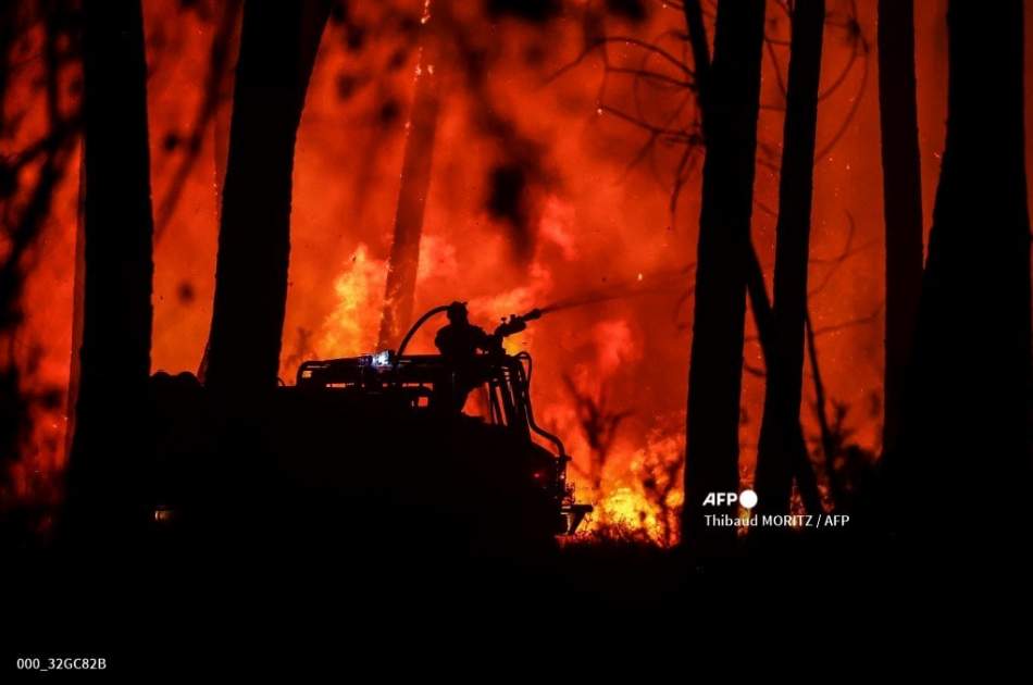 درخواست کمک فرانسه از کشورهای دیگر برای مهار جهنم آتش