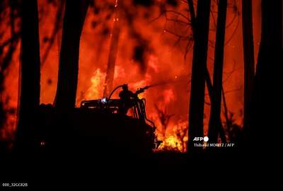درخواست کمک فرانسه از کشورهای دیگر برای مهار جهنم آتش  