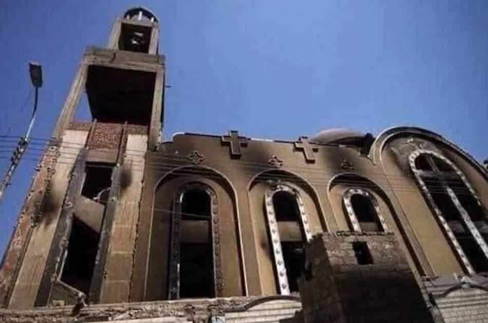 80 کشته و زخمی در نتیجه آتش‌سوزی در یک کلیسا در مصر